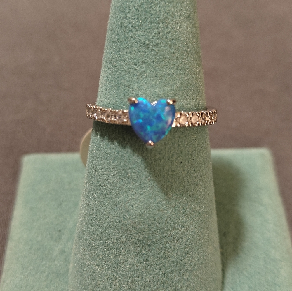 Fragrant Jewels Heart Ring Starry Night Collection Size 9